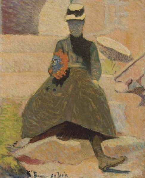 Emile Bernard Femme a Saint Briac